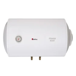 Ηλεκτρικός θερμοσίφωνας Bartec Supreme 80L 3kW οριζόντιος RAL 9010 80×44cm