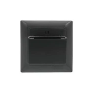 Διακόπτης μαγνητικής κάρτας 10.090.10.01.02 12V DC 30mΑ μαύρο ματ κατάλληλος για δωμάτια ξενοδοχείων