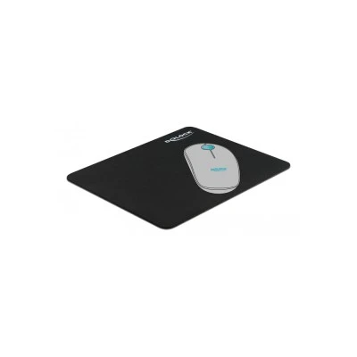 DELOCK mouse pad 12005, 22x18x0.2cm, μαύρο