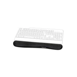 DELOCK στήριγμα καρπού για πληκτρολόγιο/laptop 12558, 20x85x465mm, μαύρο