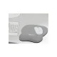 Mousepad DELOCK 12698 με στήριγμα καρπού γκρι 245x206mm κατασκευασμένο από rubber