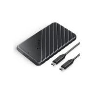 ORICO θήκη για 2.5" SATA HDD/SSD 25PW1C-C3, 5Gbps, μαύρη