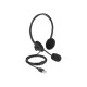 DELOCK headphones με μικρόφωνο 27178, stereo, USB, volume control, μαύρα