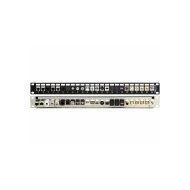DELOCK Keystone Patch Panel για rack 19" 24 ports σε μαύρο χρώμα
