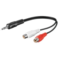 Αντάπτορας GOOBAY 50600 3.5mm male σε 2x RCA female 0.2m