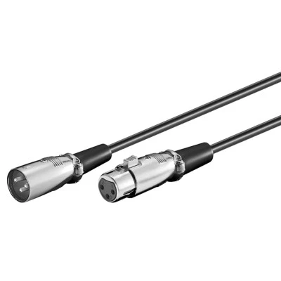 Καλώδιο μικροφώνου GOOBAY XLR 50705, αρσενικό σε θηλυκό, CCS, 2m, μαύρο