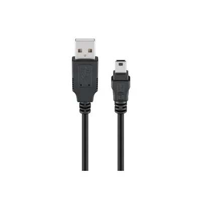 GOOBAY καλώδιο USB σε USB Mini 50767, 480Mbps, 1.8m, μαύρο GOOBAY καλώδιο USB σε USB Mini 50767, 480Mbps, 1.8m, μαύρο