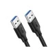 CABLETIME καλώδιο USB 3.0 C160, 5Gbps, 3m, μαύρο CABLETIME καλώδιο USB 3.0 C160, 5Gbps, 3m, μαύρο