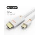 Καλώδιο Mini DisplayPort σε HDMI CABLETIME με ανάλυση έως 1080p μήκος καλωδίου 1.8m σε λευκό χρώμα