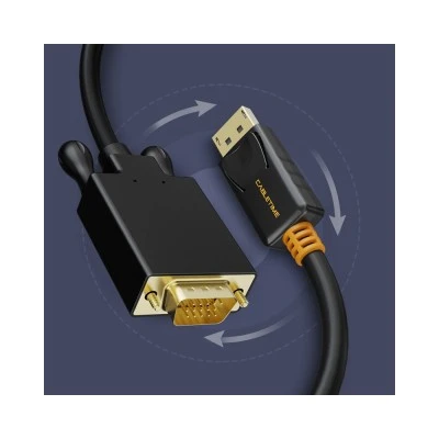 Καλώδιο CABLETIME Displayport σε VGA AV585, 1080p, 3m, μαύρο Καλώδιο CABLETIME Displayport σε VGA AV585, 1080p, 3m, μαύρο