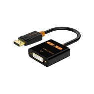 Αντάπτορας DisplayPort σε DVI CABLETIME με ανάλυση έως1080p με μήκος καλωδίου 0.2m μαύρο 