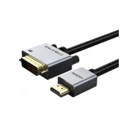 Καλώδιο CABLETIME HDMI 1.4 σε DVI 24+1 AV579 1080p 1m μαύρο