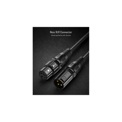 Καλώδιο μικροφώνου CABLETIME XLR AV350 3P M/F 24AWG μήκους 5m Καλώδιο μικροφώνου CABLETIME XLR AV350 3P M/F 24AWG μήκους 5m