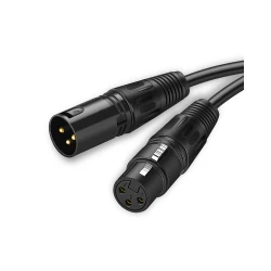 Καλώδιο μικροφώνου CABLETIME XLR AV350 3P M/F 24AWG μαύρο μήκους 20m
