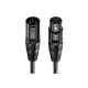 Καλώδιο μικροφώνου CABLETIME XLR AV350 3P M/F 24AWG μαύρο μήκους 20m