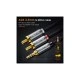 Καλώδιο Stereo 3.5mm σε 2x RCA CABLETIME με μήκος καλωδίου 1.8m σε μαύρο χρώμα Καλώδιο Stereo 3.5mm σε 2x RCA CABLETIME με μήκος καλωδίου 1.8m σε μαύρο χρώμα