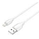 LDNIO καλώδιο Lightning σε USB LS371, 2.1A, 1m, λευκό