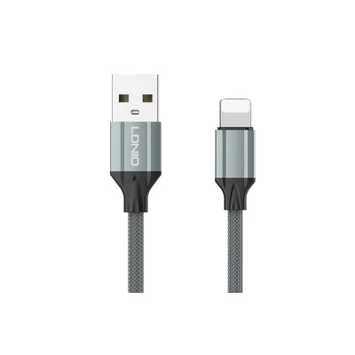 LDNIO καλώδιο Lightning σε USB LS441, 2.4A, 1m, γκρι