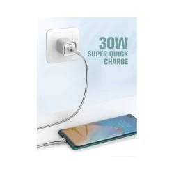 LDNIO καλώδιο Ligntining σε USB LS652, 30W, 2m, γκρι