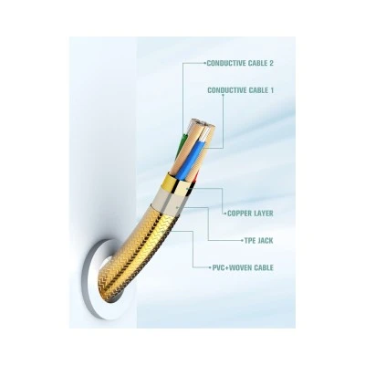 LDNIO καλώδιο Ligntining σε USB LS652, 30W, 2m, γκρι