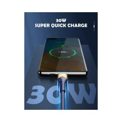 LDNIO καλώδιο Lightning σε USB LS802, 30W, 2m, λευκό