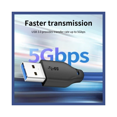 CABLETIME καλώδιο USB 3.0 CT-C160-U3-AMAM, 5Gbps, 2m, μπλε