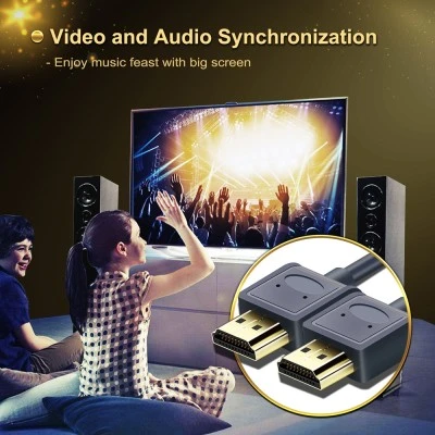 Καλώδιο CABLETIME HDMI AV540-USHEAAG με Ethernet, slim, 4K/60Hz, 18 Gbps, 1m, μπλε Καλώδιο CABLETIME HDMI AV540-USHEAAG με Ethernet, slim, 4K/60Hz, 18 Gbps, 1m, μπλε