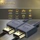 Καλώδιο CABLETIME HDMI AV540-USHEAAG με Ethernet, slim, 4K/60Hz, 18 Gbps, 1m, μπλε Καλώδιο CABLETIME HDMI AV540-USHEAAG με Ethernet, slim, 4K/60Hz, 18 Gbps, 1m, μπλε