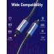 Καλώδιο ήχου Toslink CABLETIME CT-AV380-P04GN, gold plated, 5mm, 3m, μαύρο Καλώδιο ήχου Toslink CABLETIME CT-AV380-P04GN, gold plated, 5mm, 3m, μαύρο