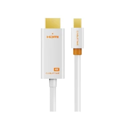 Καλώδιο CABLETIME mini DisplayPort σε HDMI CT-AV588-03G4K, 4K/30Hz, 1m, λευκό