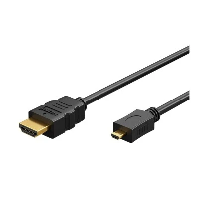 Καλώδιο GOOBAY micro HDMI σε HDMI 53781 με Ethernet, 4K/60Hz, 1m, μαύρο Καλώδιο GOOBAY micro HDMI σε HDMI 53781 με Ethernet, 4K/60Hz, 1m, μαύρο
