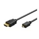 Καλώδιο GOOBAY 53787 HDMI σε HDMI Micro με Ethernet 4K μαύρο μήκους 5m Καλώδιο GOOBAY 53787 HDMI σε HDMI Micro με Ethernet 4K μαύρο μήκους 5m