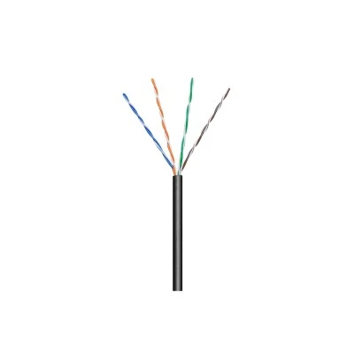 GOOBAY καλώδιο δικτύου 57198, CAT 5e U/UTP, CCA, 100m, μαύρο
