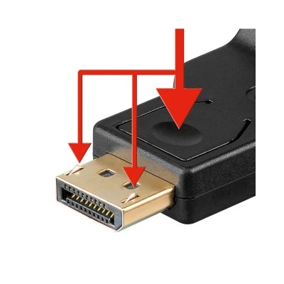 Καλώδιο GOOBAY DisplayPort σε VGA 60606, 0.15m, μαύρο