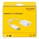 Αντάπτορας DELOCK DisplayPort σε VGA 61007, Full HD, passive, λευκός Αντάπτορας DELOCK DisplayPort σε VGA 61007, Full HD, passive, λευκός