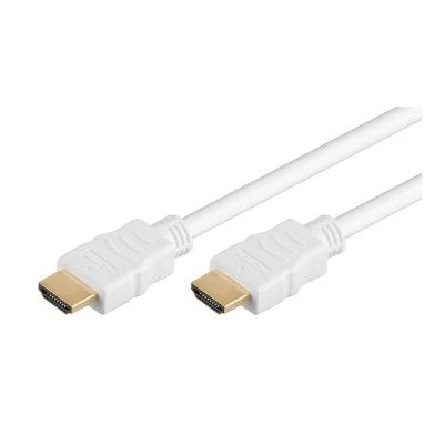 Καλώδιο GOOBAY HDMI 2.0 με Ethernet 61020, 18Gbit/s, 4K/60Hz, 2m, λευκό