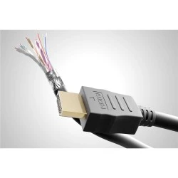 GOOBAY καλώδιο HDMI 2.0 61163, Ethernet, 4K/60Hz, 10.2Gbit/s, 10m, μαύρο