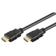 GOOBAY καλώδιο HDMI 2.0 61163, Ethernet, 4K/60Hz, 10.2Gbit/s, 10m, μαύρο