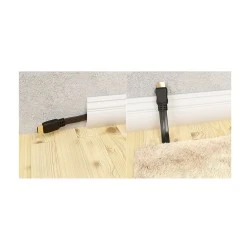 Καλώδιο GOOBAY HDMI 2.0 με Ethernet 61281, flat, 18Gbit/s, 4K, 5m, μαύρο