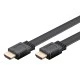 Καλώδιο GOOBAY HDMI 2.0 με Ethernet 61281, flat, 18Gbit/s, 4K, 5m, μαύρο