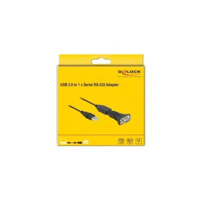 Αντάπτορας DELOCK 61506 USB σε RS-232 DB9 με καλώδιο USB 0.8m