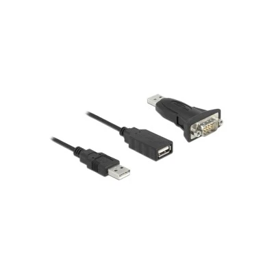 Αντάπτορας DELOCK 61506 USB σε RS-232 DB9 με καλώδιο USB 0.8m