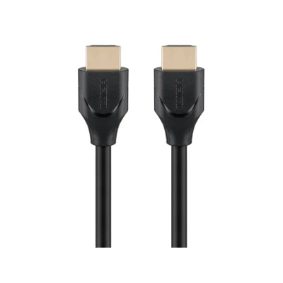 Καλώδιο GOOBAY HDMI 2.1 με Ethernet 61637, ARC, 48Gbit/s 8K, 0.5m, μαύρο