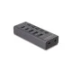 DELOCK USB hub 64248 με διακόπτες, 5x θυρών, 5Gbps, USB/USB-C σύνδεση, γκρι