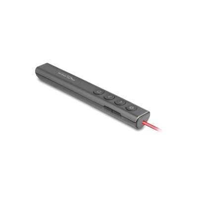 DELOCK τηλεχειριστήριο παρουσιάσεων 64250 με laser & πλήκτρα, 30m, γκρι DELOCK τηλεχειριστήριο παρουσιάσεων 64250 με laser & πλήκτρα, 30m, γκρι