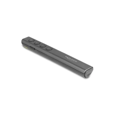 DELOCK τηλεχειριστήριο παρουσιάσεων 64250 με laser & πλήκτρα, 30m, γκρι DELOCK τηλεχειριστήριο παρουσιάσεων 64250 με laser & πλήκτρα, 30m, γκρι