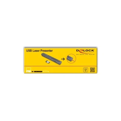 DELOCK τηλεχειριστήριο παρουσιάσεων 64250 με laser & πλήκτρα, 30m, γκρι DELOCK τηλεχειριστήριο παρουσιάσεων 64250 με laser & πλήκτρα, 30m, γκρι