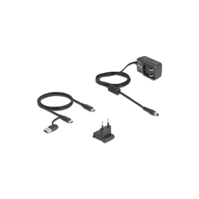 DELOCK docking station για M.2 NVMe/SATA ή 2.5"/3.5" SSD/HDD 64280, 10Gbps, μαύρο