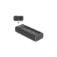 DELOCK USB hub 64326 με διακόπτες, 7x θυρών, 10Gbps, USB/USB-C σύνδεση, μαύρο