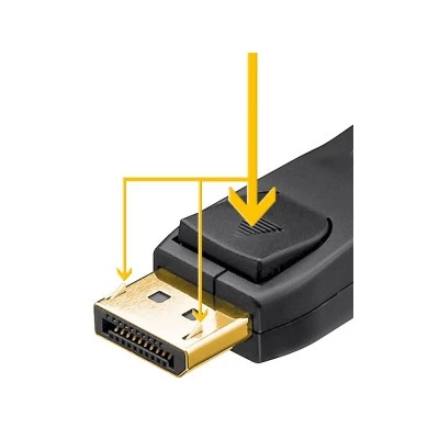 Καλώδιο Goobay DisplayPort 64797, 8K/60Hz, 32.4 Gbps, 1m, μαύρο Καλώδιο Goobay DisplayPort 64797, 8K/60Hz, 32.4 Gbps, 1m, μαύρο